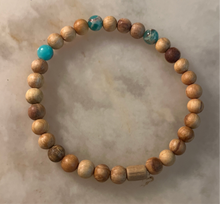 Laden Sie das Bild in den Galerie-Viewer, Palo Santo Andenopal Armband XL
