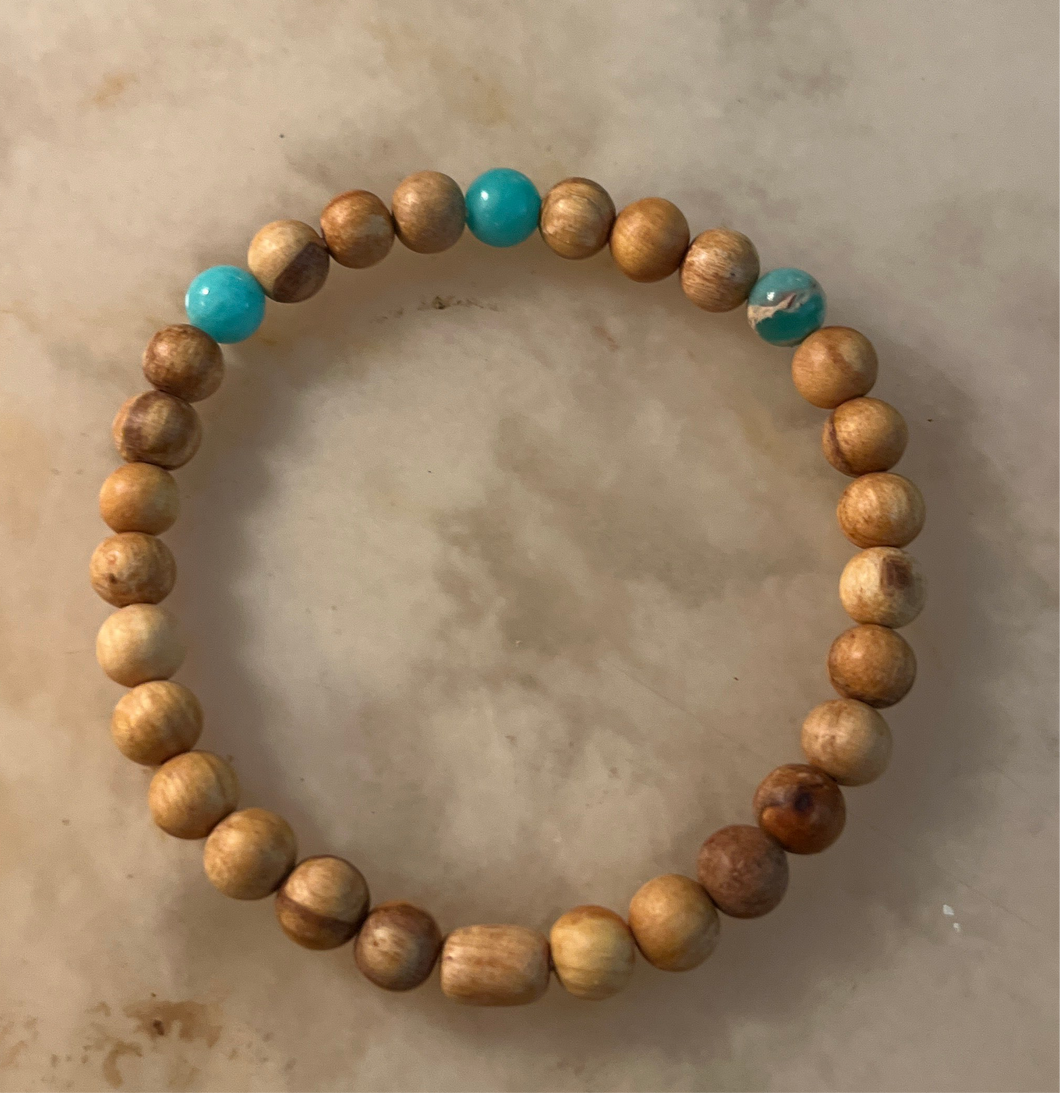 Palo Santo Andenopal Armband L
