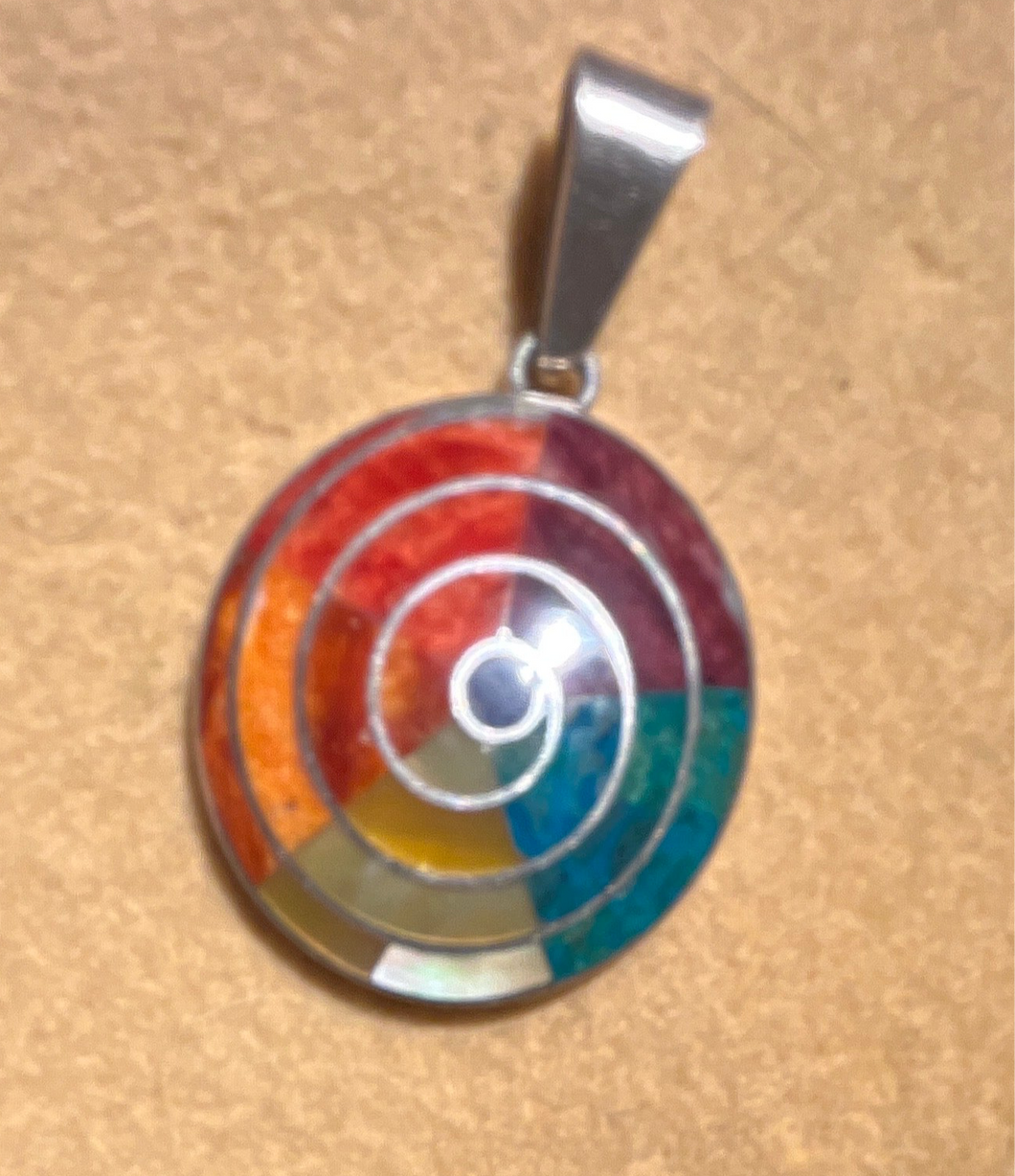 Silber Anhänger Pachamama